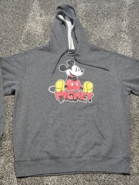 Disney Mickey Mouse Black and Gray Tagged Apparel